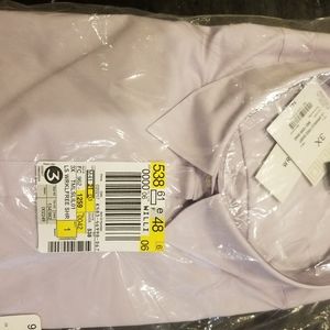 NWT Liz Claiborne wrinkle free light purple 3x
